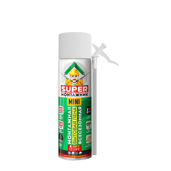 Пена монтаж.мини быт./SUPER монтаж./05144 SVD картинка №1
