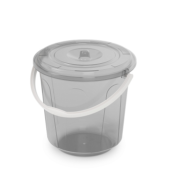 Ведро 5л.с крыш.пластм.М1178/РА45 картинка №1